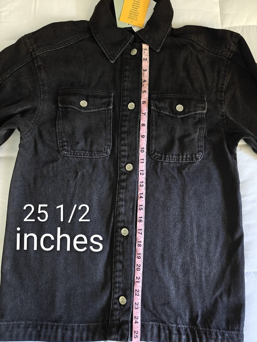 H&M Oversized / Unisex Denim Shacket - Picture 8 of 10